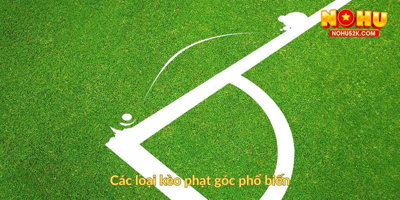 Các loại kèo phạt góc phổ biến