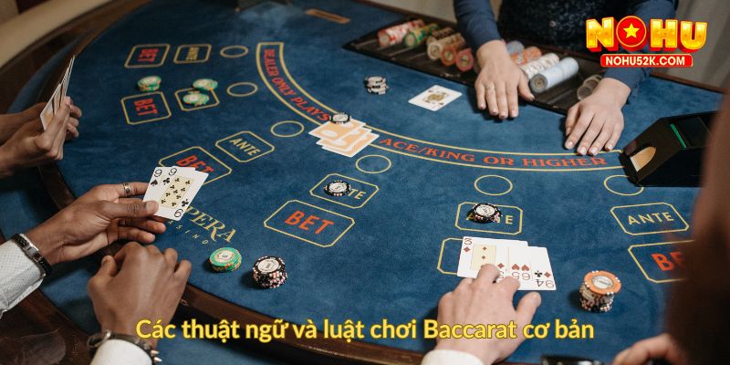 Các thuật ngữ và luật chơi Baccarat cơ bản