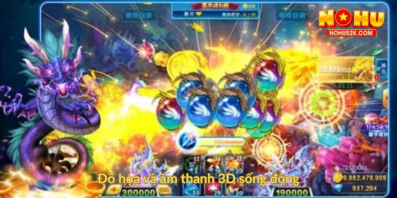 Đồ họa và âm thanh 3D sống động